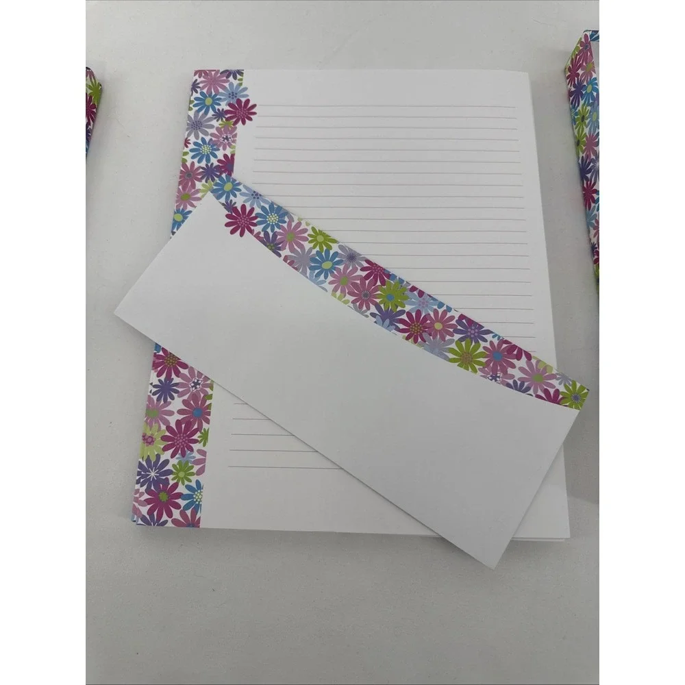 Flower Power Staitionary Boxed Set 70's Themed
